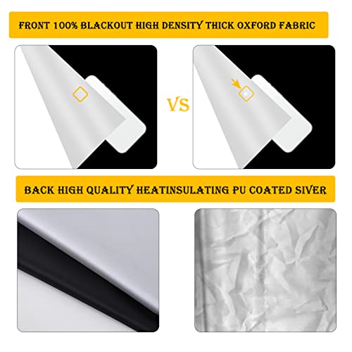 Portable Blackout Blinds, 150 * 200CM Blackout Material Temporary Blackout Blinds Stick On Window No Drill Blackout Blinds with Self Adhesive Fasteners for Nursery Bedroom and Travel - Cosy Home Interiors Portable Blackout Blinds, 150 * 200CM Blackout Material Temporary Blackout Blinds Stick On Window No Drill Blackout Blinds with Self Adhesive Fasteners for Nursery Bedroom and Travel - Image 6