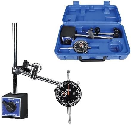 Fowler 52-520-199-0, Magnetic Base and Black Dial Indicator Set