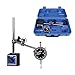 Fowler Full Warranty 52-520-199-0 Magnetic Base and Black Face Indicator with Fine Adjust, 0-1" Measuring Range, 0.001" Graduation Interval
