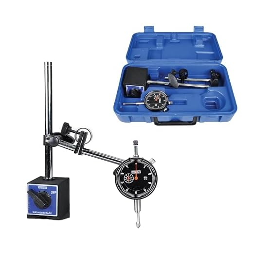 Fowler 52-520-199-0, Magnetic Base and Black Dial Indicator Set