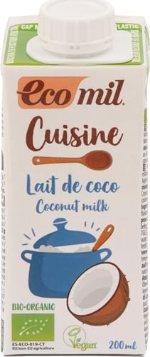 Preparado culinario Leche de Coco Cuisine Ecomil 200 ml