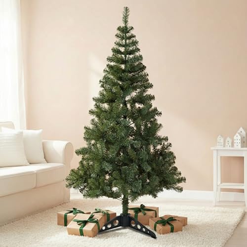Image of CraftVatika Christmas Tree 6 feet for Xmas Party Decorations, X Mas Tree for Home Office Table Decor, Christmas Party Decoration Items, Merry Christmas Decoration Tree with Stand for Xmas Decoration