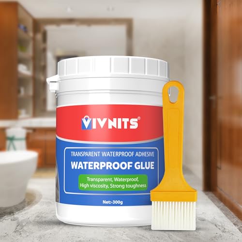 Image of Roof Water Leakage Solution, Transparent Waterproof Glue, Roof Waterproofing, Waterproof Coating, Water Proof Glue, Crack Seal, Seepage Wall Solution Bathroom Wall Tile Window (3 Pack / 900GM)