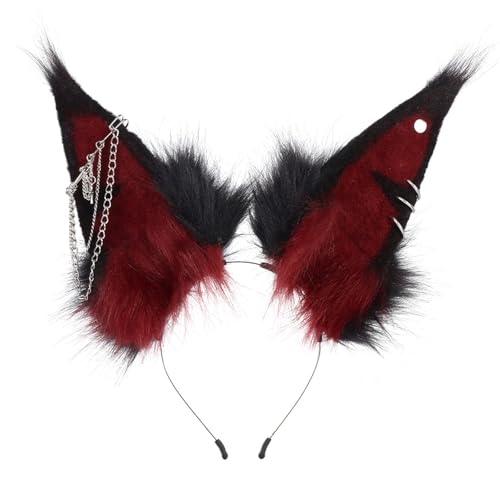 Diadema con orejas de animales para niños de felpa suave adorno para el pelo de fiestas