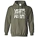 TeesAndTankYou I Just Want to Watch Football and Pet Dogs Hoodie Sweatshirt Unisex Small Military Green