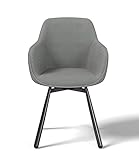 WAFTING Chaise de salle à manger avec pieds en fer