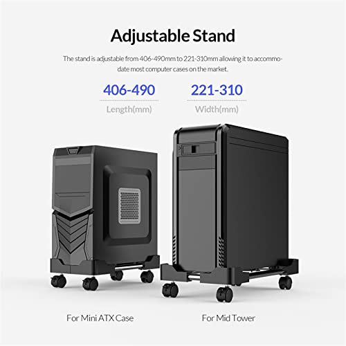 Base de refroidissement de tour de PC pour optimiser la ventilation - 5