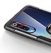 SORAKA Clear Case for Xiaomi Mi 9 with Ring Holder,Slim Fit Case Transparent Hard PC Cover Xiaomi Mi 9 Case with Metal Plate for Magnetic Car Phone Holder