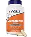 Now Glutathione 500 mg, 100 Vegan Capsules - Reduced Form GSH Supplement - Enhanced with Milk Thistle Extract and Alpha Lipoic Acid