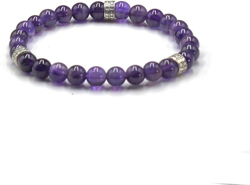 Kartini Studio Amethyst and Sterling Silver Bracelet, Ladies Bracelet, Quality Amethyst Jewelry for Woman