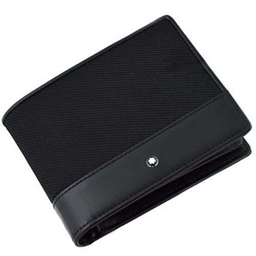 Preisvergleich Produktbild Montblanc 113146 Nightflight Brieftasche Münzbörse, Schwarz