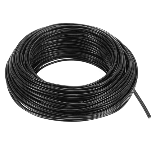 PATIKIL 2.5mm Bonsai Training Wire, 1 Roll Floral Wire Stems Anodized Aluminum Tree Wire 95 Feet Total for Gardening Branch Fixing, Black