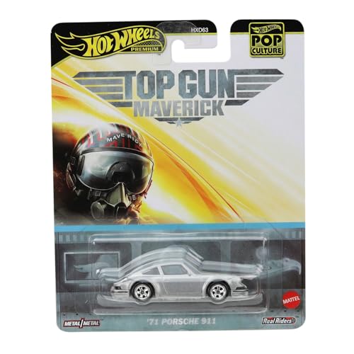Hot Wheels Porsche 911 1:64 Metal Plateado miniatura 5