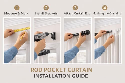 Image of THE LINEN COMPANY Cotton Linen Solid Eyelet Curtain for Window, Mustard, Linen Texture Fabric, Light Filtering Curtain Panel for Living Room & Bedroom, Window Curtain 4 Feet