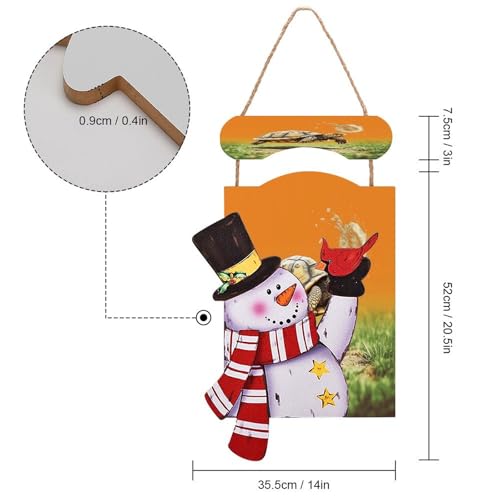 Panneau de Noël en bois rustique pour mur vide et décoration festive de vacances