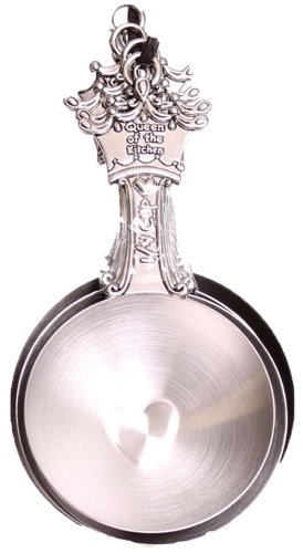 Ganz 4-Piece Stainless Steel Measuring Cups Set, Queen of The Kitchen