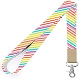 Gay Pride Lanyard for Keys Rainbow Lanyards for Id Badges Keychain Car Keys Phone Wallet Sturdy...