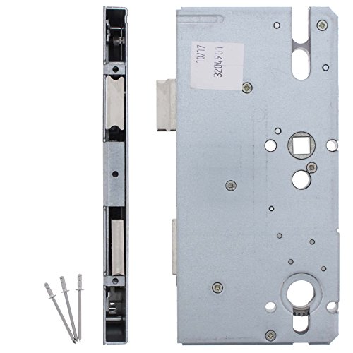 ToniTec KFV Reparaturschloss Hauptschloss Renovierungsschloss fuer Mehrfachverriegelung Schlosskasten 10 mm Nuss Dornmass 80 mm Entfernung 92 mm inkl Montageanleitung
