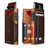 Cartera para hombre con tarjetero delgado desplegable para 9-13 tarjetas, billetera inteligente minimalista plegable con bloqueo RFID, tarjetero con ventana de identificación y ranura para