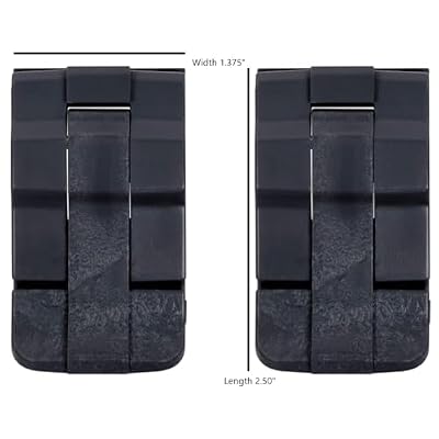 Pelican Replacement Double Throw Latches, Medium, Black (Set of 2)