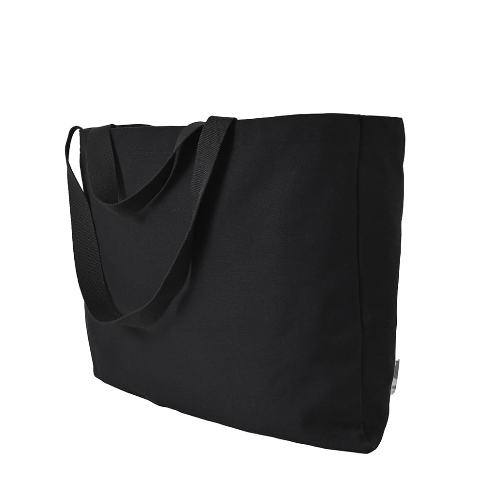 Augbunny Canvas Heavy Duty Huge XXXL Grocery Bag Shopping Tote Moving Bag Laundry Bag