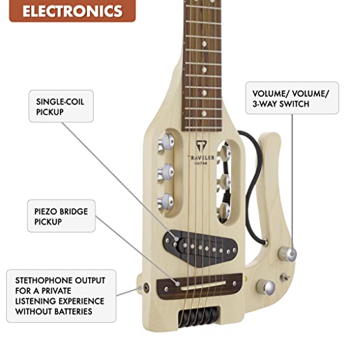 Traveler Guitar 6 String Acoustic-Electric Guitar, Right, Maple (Pss Mppf) #TOP4