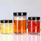 AVLA Glass Jars with Green Lid, 58 OZ Food Storage Container