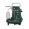 Zoeller 57-0001 3/10 HP 43 GPM 1-1/2-Inch Discharge M57 Cast Iron Automatic Sump Pump with Vertical Float Switch