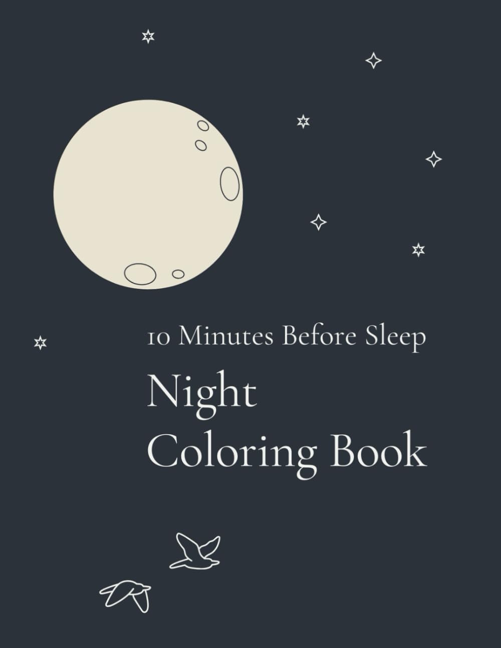 10 Minutes Before Sleep: Night Coloring Book