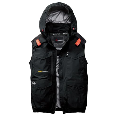 [���[�N��] �o�[�g�� BURTLE 2026�N �t �� �G�A�[�N���t�g �n�C�o�b�N �x�X�g �󒲃E�F�A ���� UV�J�b�g �A���~�ՔM ��ƒ� ��ƕ� �M���Ǒ΍� �E�F�A�P�i AC2104 (35.�u���b�N, 4XL)