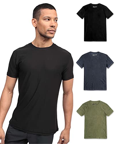 INTO THE AM Workout Shirts for Men - Ultra-Lightweight Short Sleeve Tees Athletic Gym Running S - 4XL