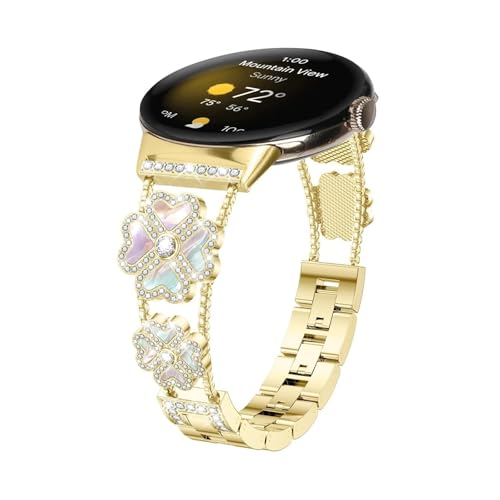 [MHGREF] �ɓK������Google pixel watch 41mm�N���[�o�[�_�u���`�F�[���h�������v�x���g(Golde)