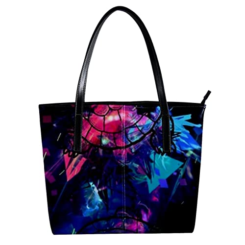 Sac à main méduse de couleur au motif artistique original de dessin animé