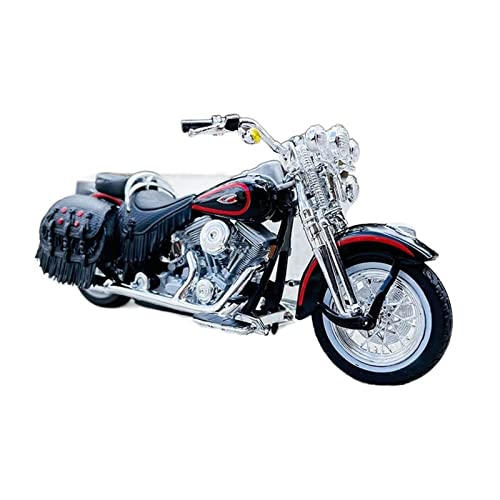 Modèle moto Harley Davidson 1998 FLSTS en alliage pour décoration de bureau rétro - 2