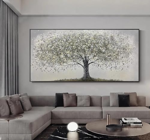Peintures modernes d'arbre de haute qualité sur grand art mural de 80 x 160 cm