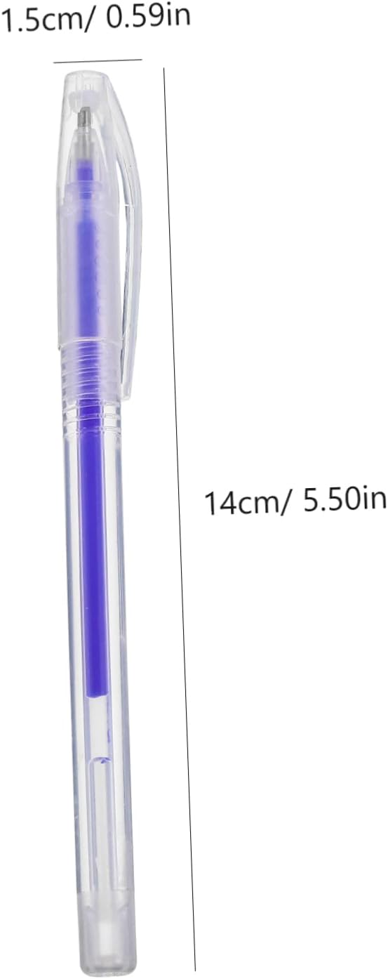 Housoutil 4Sets Heat Erasable Marker Pens High Temperature Disappearing Ink Pens for Sewing Quilting and Dressmaking Convenient and Practical Marking Tools Colors