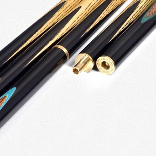 Taco de billar Pool Cue 145 cm negro con cabeza 10 mm miniatura 5