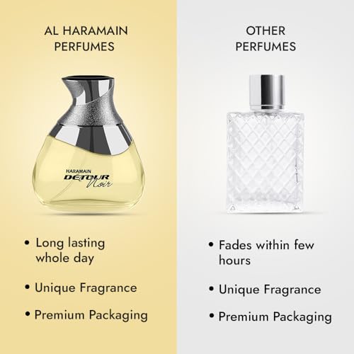 al haramain detour noir eau de perfume spray for unisex 333 ounce