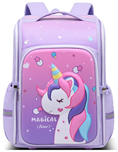 Unisex Backpack for Boys Girls, School Bag Travel Backpack Shoulder Bag For Spine Protection - Unicorn