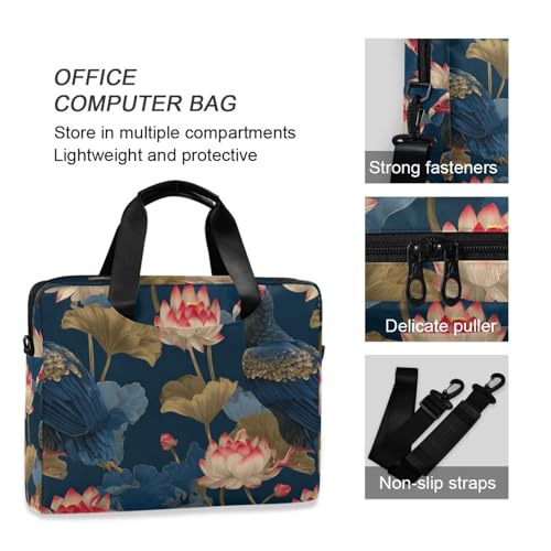 Maletín portátil para laptop 15.6 pulgadas azul oscuro miniatura 6