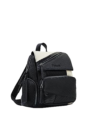 Desigual Women's Accessories PU Backpack Medium, Black, One Size