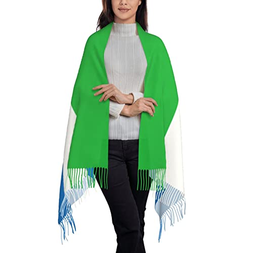 TZT Flag of Nigeria Scarf For Women and Men Winter Warm Scarves Large Shawl Wrap Shawl Gifts2