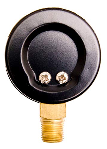 Durachoice 1-1/2" Utility Vacuum Pressure Gauge, Wog, 1/8" Npt Lwr Mount, 30Hg/0Psi Gsad1511-Vupd, Oem #TOP2