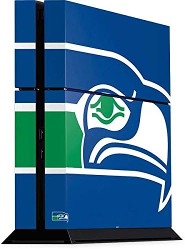 Skinit Decal Gaming Skin Compatible with PS4 Console - Officially Licensed NFL Seattle Seahawks Retro Logo Design
