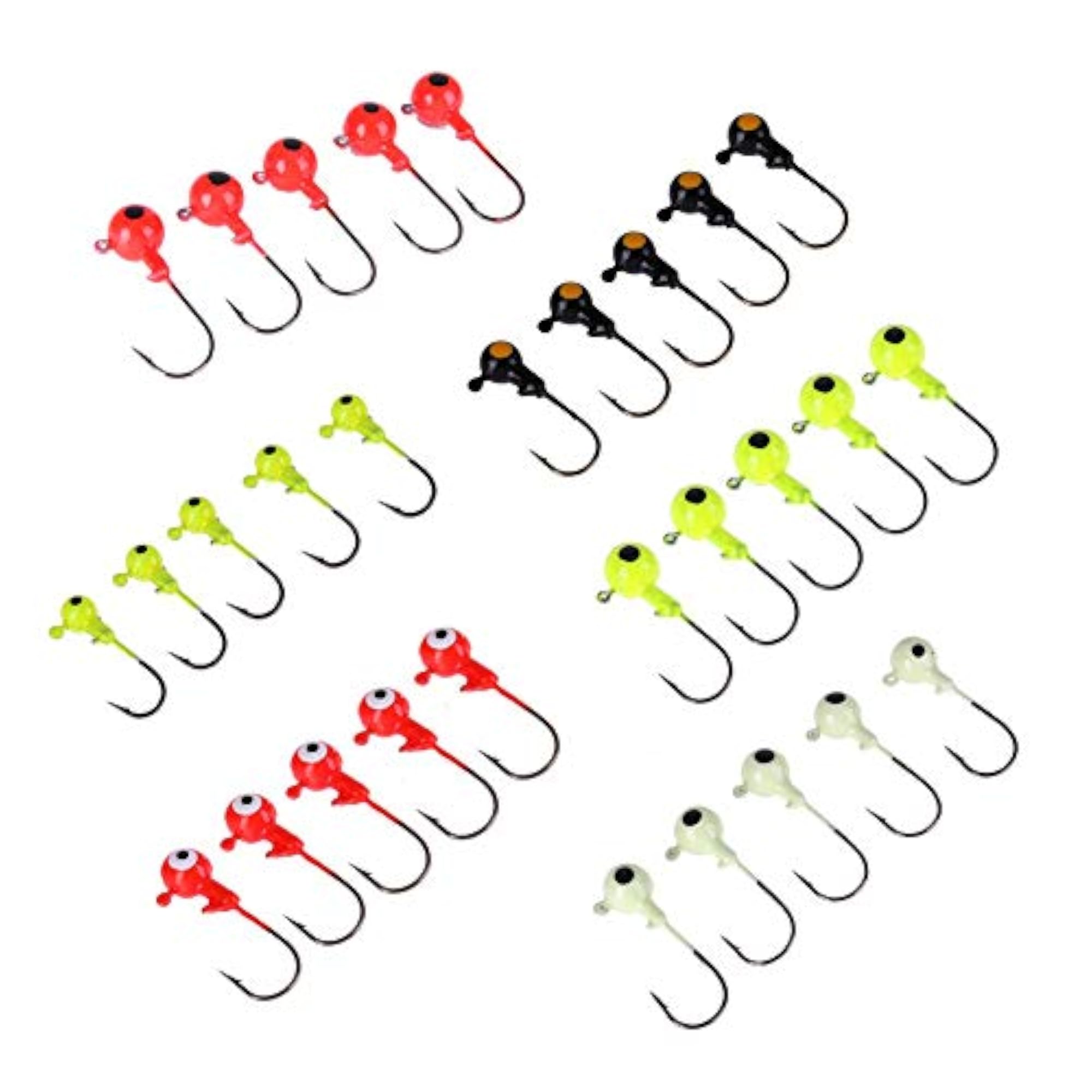 Lead Jet Weight Head Hook Fishing Lures Bait Tackle With Box