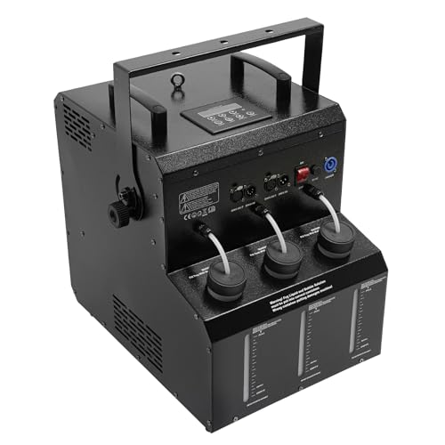 Smoke and Bubble Machine Stage Effects Professional 3-in-1 for Stage Shows, Weddings, Birthday Parties, Halloween, Christmas, Indoor/Outdoor Parties 900W