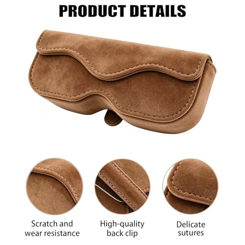 Image of 1 PCS Sunglass Holder for Car, Automotive Eyewear Storage Case, Compact Car Interior Accessories for Driving Convenience