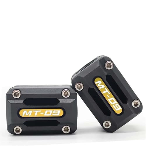 Motorrad Stoßstange Sturzbügel Für Ya&ma&ha Für MT-09 Tracer FZ-09 22/25/28mm Motorrad Motor Sturzbügel Schutz Stoßstange Dekorativer Schutzblock(3)