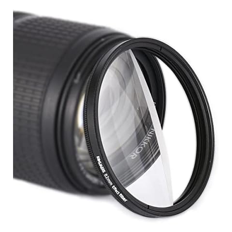KOGJAERS Camera Filter Fx Split Refractive Filter 82mm Semi Subtle Refraction Blur Effect Creative Photography Prism Filter Cover