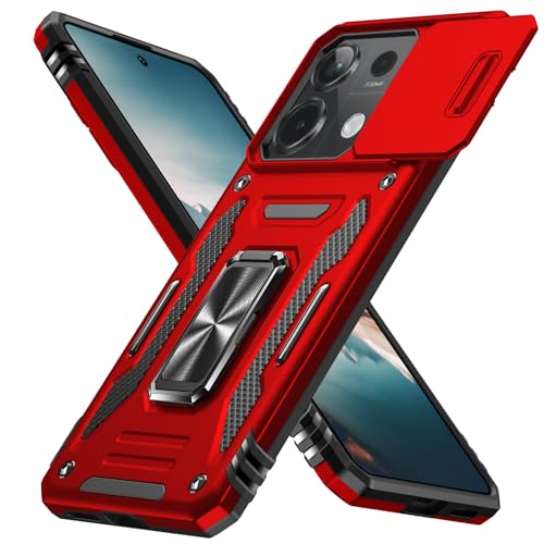 JSTNMEBO Xiaomi Redmi Note 13 Pro 5G pP[X Ot ϏՌ Yی TPU+PC d\ op[ ԍڃz_[Ή 360°] X^h@\ X}zP[X VI~ bh~[ m[g13 pro 5g